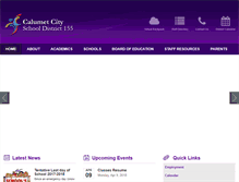 Tablet Screenshot of calumetcity155.org